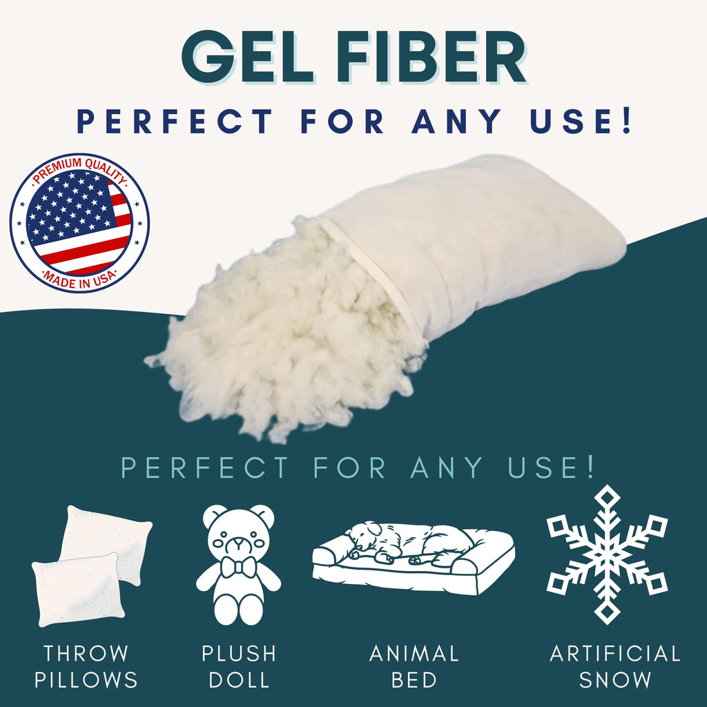 Polyester Fiber Fill Couch Cushion Filling, Stuffing for Stuffed Animals & Toys, High Resilience Fill Fiber, Oeko-TEX Certified