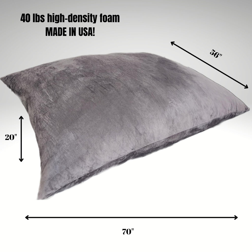 Crash Pad, Multipurpose Chair Bed for Adults and Kids, Stylish & Comfy, Adjustable, Ideal for Lounging, Sleeping, Living Room and Bedroom, 40 LBS High-Density Foam Made in USA.