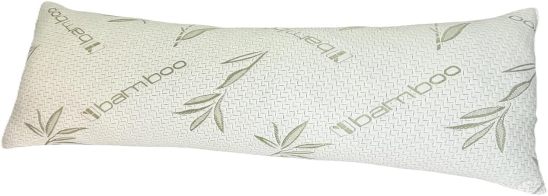 Green Bamboo Shredded Gel Memory Foam and Fiber Blend Pillow